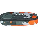 Jacbag Oval Kalem Kutusu Medıum - Turuncu - Gri