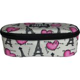 Jacbag Oval XL Kalem Kutusu - Açık Bej