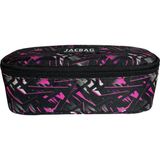 Jacbag Oval XL Kalem Kutusu - Açık Pembe - Gri