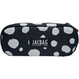 Jacbag Oval XL Kalem Kutusu - Beyaz - Siyah
