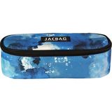 Jacbag Oval Xl Kalem Kutusu - Mavi - Beyaz