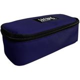 Jacbag Oval XL Kalem Kutusu – Su Geçirmez 600D Polyester, 70-80 Kalem Kapasiteli, Hafif ve Desenli Tasarım, Okul ve Ofis İçin - Mor