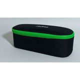 Jacbag Oval XL Kalem Kutusu Su Geçirmez Dayanıklı 21x9x5 cm Siyah Renkli Düzenleyici