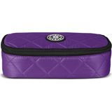 Jacbag Oval Xl Soft-Oval Tip Büyük Boy Kapitone Kalem Kutusu - Mor