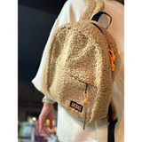 Jacbag Peluş Sırt Çantası - 001-Beyaz