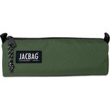 Jacbag Prıme Üçgen Tip Kalem Kutusu Haki Renk Su Geçirmez Dayanıklı Malzeme ile 20 cm
