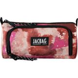 Jacbag Prime Xl-Lastik Ayraçlı Iki Bölmeli Kalem Kutusu - Pembe - Gri