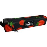 Jacbag Prızma-Sosis Tip Kalem Kutusu - Kırmızı - Yeşil