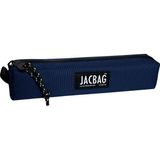 Jacbag Prizma-Sosis Tip Kalem Kutusu Lacivert %100 Polyester Malzeme 36 Adet Kapasite Modern Tasarım