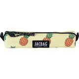 Jacbag Prizma-Sosis Tip Kalem Kutusu - Sarı - Kahverengi