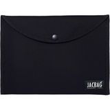 Jacbag Siyah A4 Çıtçıtlı Dosya Defter Tablet ve Evrak Çantası