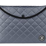 Jacbag Snap Folder Soft A4-Kapitone Çıtçıtlı Dosya A4 (Gri)