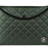 Jacbag Snap Folder Soft A4-Kapitone Çıtçıtlı Dosya A4 (Haki)