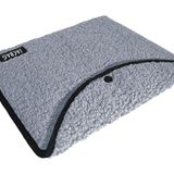 Jacbag Teddy Peluş Açık Gri Çıtçıtlı Erkek Dosya Çanta (Kitap Defter Tablet Notebook)