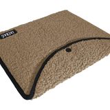 Jacbag Teddy Peluş Bej Çıtçıtlı Kadın Dosya Çanta (Kitap Defter Tablet Notebook)