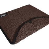 Jacbag Teddy Peluş Kahverengi Çıtçıtlı Dosya Çanta (Kitap Defter Tablet Notebook)