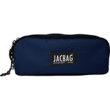 Jacbag Trıple Pouch-Üç Bölmeli Kalem Kutusu - Açık Pembe - Gri