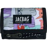 Jacbag Wallet-Cırtlı Cüzdan - Açık Gri - Açık Pembe