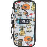 Jacbag Zup Bag-Genişleyen Organizer Kalem Kutusu - Beyaz - Turuncu
