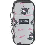 Jacbag Zup Bag-Genişleyen Organizer Kalem Kutusu - Gri - Siyah
