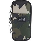 Jacbag Zup Bag Genişleyen Organizer Kalem Kutusu Haki Taba Kumaş Malzeme 100 Kalem Kapasite Baskılı Desen - Haki - Taba