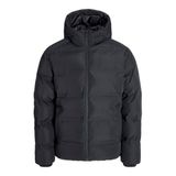 Jack and Jones JJESOHO Puffer Hood Kapüşonlu Mont, Siyah, S Beden