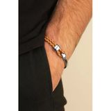 Jack Ferrero Çelik / Deri - Orijinal Erkek Bileklik Bşrejack39