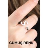 Jack Ferrero Gümüş Kararmaz Harf Yüzük