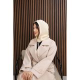 Jack Ferrero Krem Triko Örgü Balaclava Bere, Unisex, Standart Beden