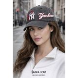 Jack Ferrero Nakışlı Şapka/Cap/Baseball Şapkası,%100 Pamuk Gabardin, Çok Renkli, Unisex Model
