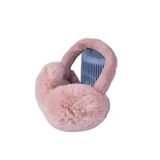 Jack Ferrero Soğuktan Koruyucu Soft Peluş Katlanabilir Kulak Koruyucu Kulaklik, Pembe