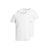 Jack & Jones 12133913 2'li Beyaz Erkek T-shirt