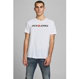 Jack & Jones 12137126 Beyaz Erkek T-Shirt