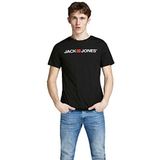 Jack & Jones 12137126 Jjecorp Logo Tee Ss Crew Neck Noos Siyah Erkek T-shirt