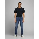 Jack & Jones 12152347 Denim Pantolon Erkek Yüksel Bel Esnek Düz Mavi Günlük Kullanım İçin - 29 / 32