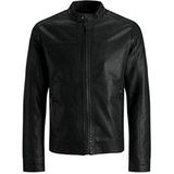 Jack & Jones 12182461 Jjewarner Erkek Mont Siyah Renkli Su Geçirmez Özellikli Kışlık