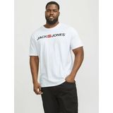 Jack & Jones 12184987 Carp Logo Büyük Beden Erkek Tişört