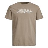 Jack & Jones 12205957 Jorjungle Script Tee O Yaka Regular Fit Baskılı Erkek T-shirt