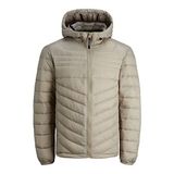 Jack & Jones 12211785 JJEHero Puffer Crockery Kapüşonlu Erkek Mont