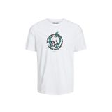 Jack & Jones 12232656 Beyaz Erkek T-shirt
