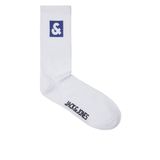 Jack & Jones 12234438 Jacli Logo Tennis Beyaz Erkek Çorap