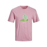 Jack & Jones 12238166 Pembe Erkek T-shirt