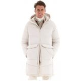 Jack & Jones 12238852 Jorvesterbro Long Puffer Sn Krem Erkek Mont