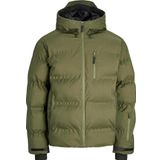 Jack & Jones 12238998 Sweep Puffer Erkek Mont haki