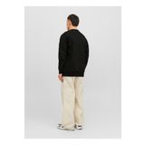 Jack & Jones 12240222_JCOSHADE SWEAT CREW NECK L Bisiklet Yaka Siyah Erkek Sweatshirt