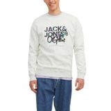 Jack & Jones 12242366_JORSILVERLAKE SWEAT CREW N Bisiklet Yaka Açık Gri Erkek Sweatshirt