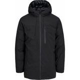 Jack & Jones 12243225 Jcopayne Parka LN Black Erkek Mont