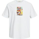 Jack & Jones 12256382 Beyaz Nata Art Erkek T-shirt