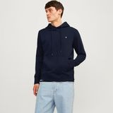 Jack & Jones 12256591-NVY Paulos Lacivert Kapüşonlu Erkek Sweatshirt