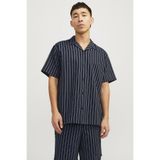 Jack & Jones 12256772 Lacivert Erkek Gömlek